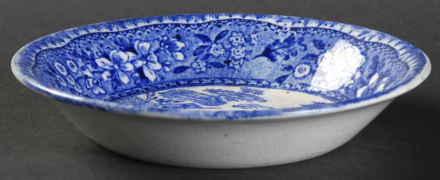 Old Tower Blue Fruit/Dessert (Sauce) Bowl by Staffordshire-1