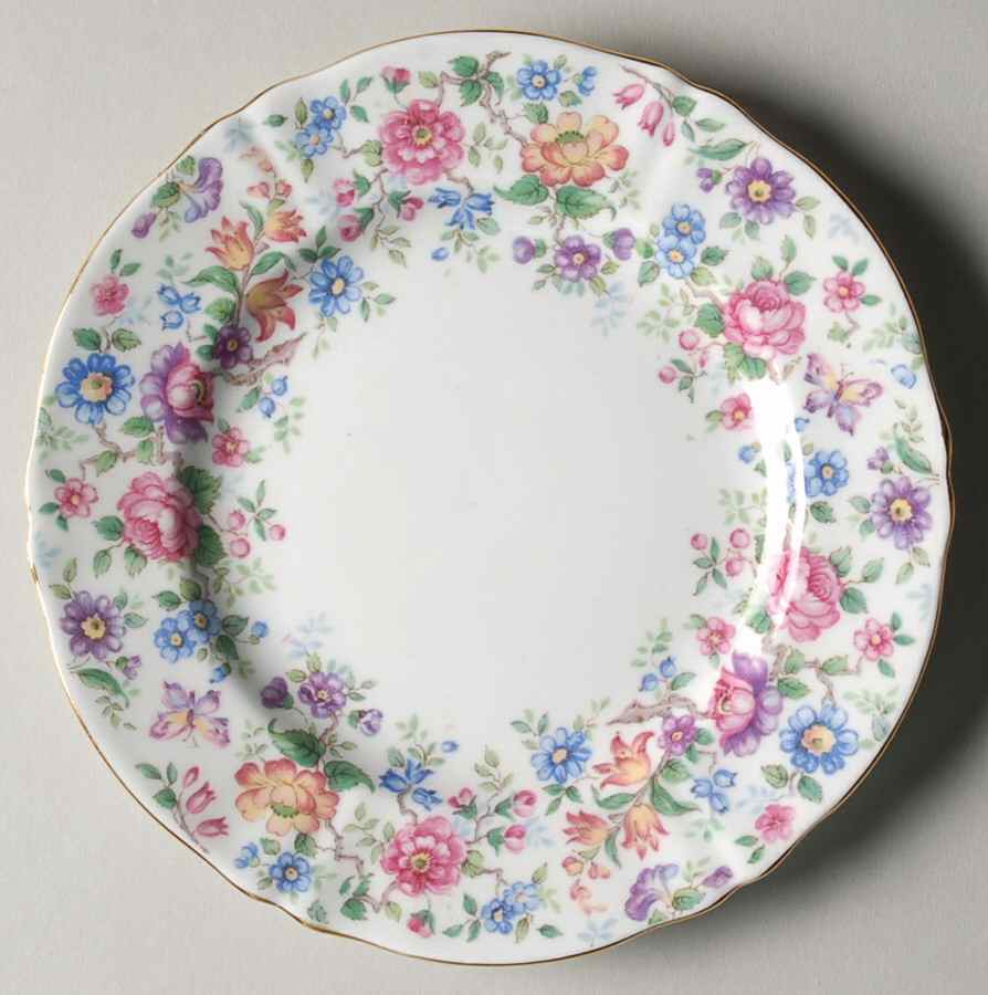 Springtime Bread & Butter Plate by Staffordshire-1