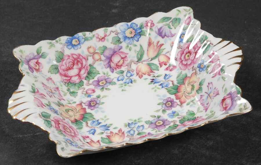 Springtime 5" Square Sweet Meat by Staffordshire-1