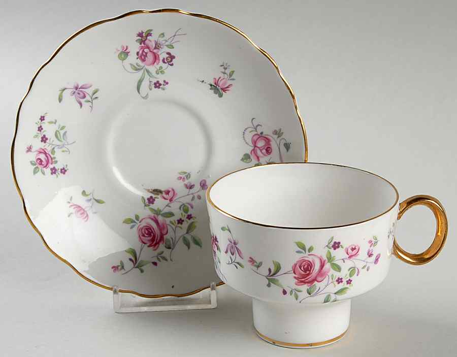 STF2 Footed Cup & Saucer Set by Staffordshire-1