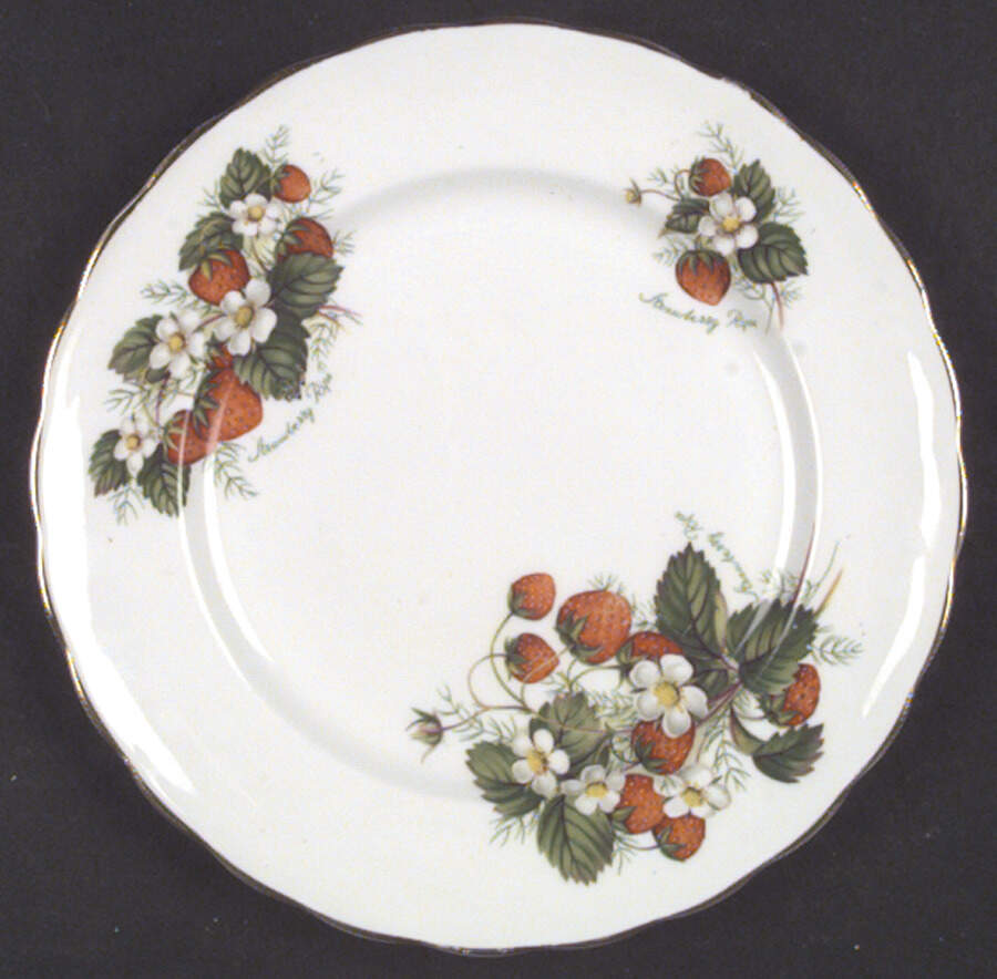 Strawberry Ripe Salad Plate by Staffordshire-1