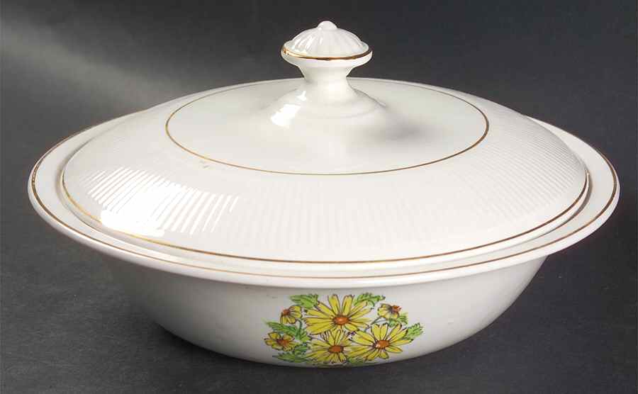 Summertime Round Covered Vegetable by Staffordshire-1
