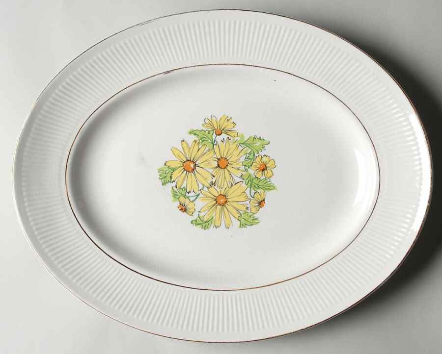Summertime 14" Oval Serving Platter by Staffordshire-1
