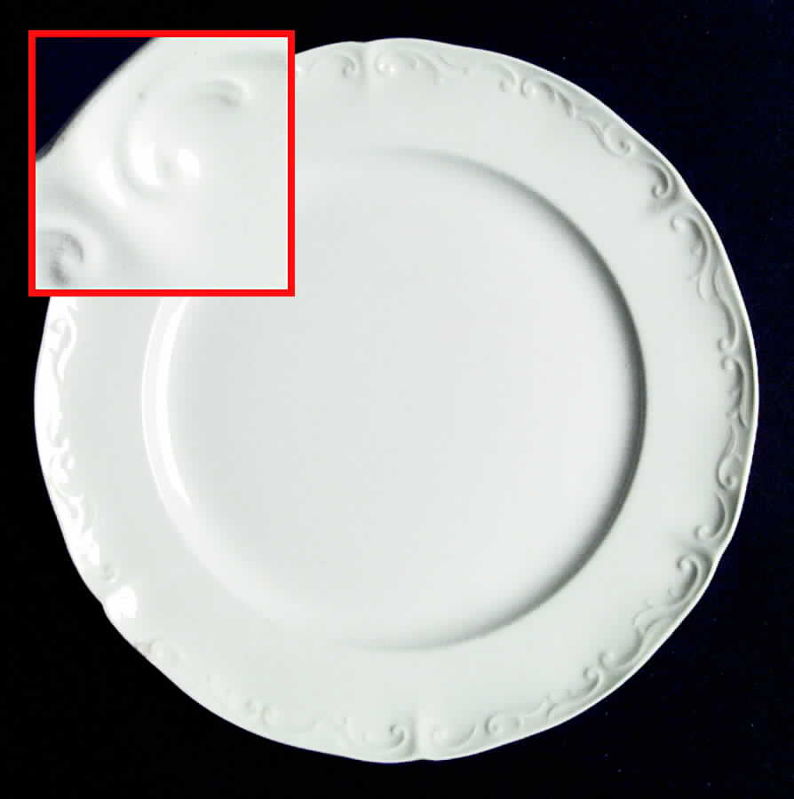 White Mist Dinner Plate by Sears-1