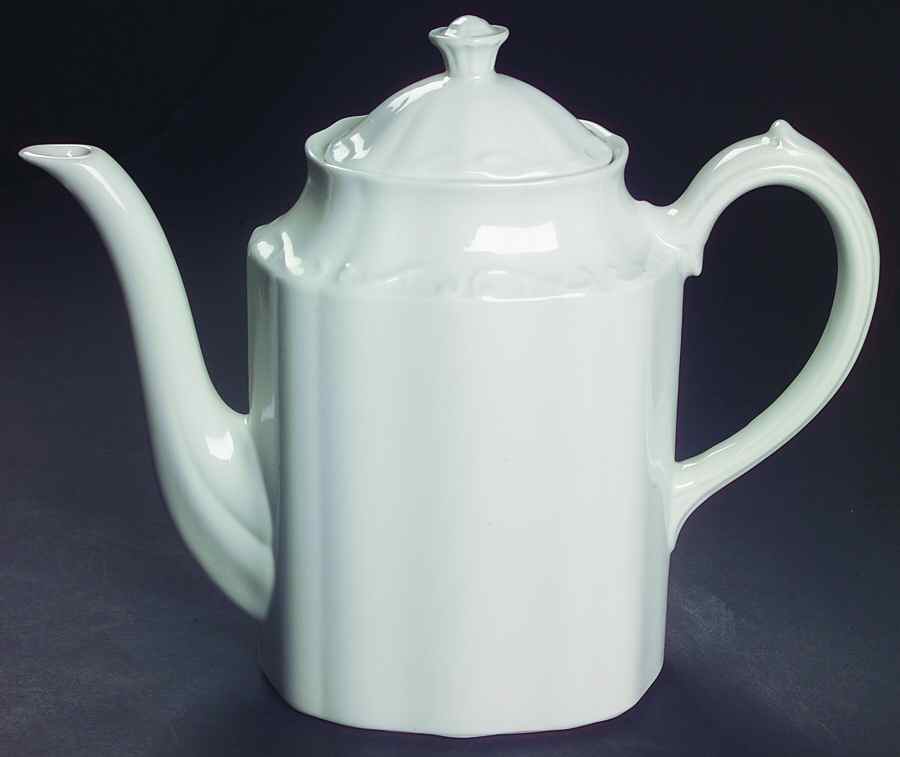 White Mist Coffee Pot & Lid by Sears-1
