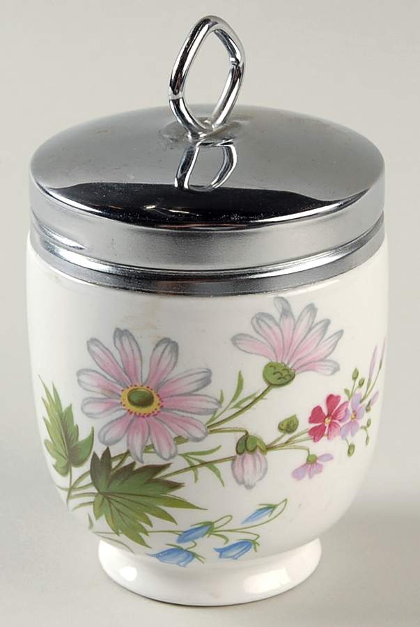 Wild Flowers Egg Coddler & Lid by Staffordshire-1