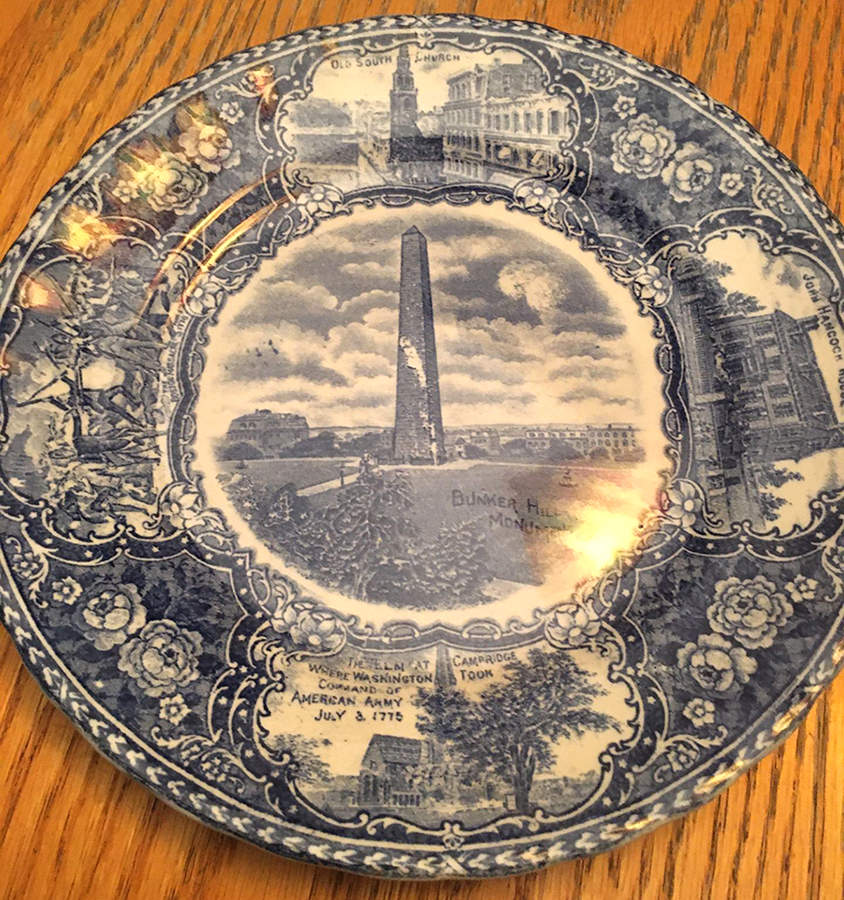 Ye Olde Historical Pottery Luncheon Plate by Staffordshire-1