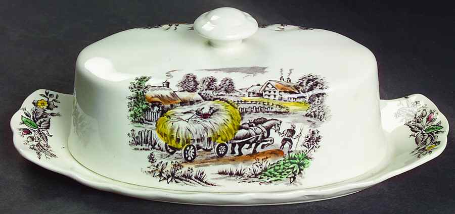 Yorkshire Multicolor 1/4 Lb Covered Butter by Staffordshire-1