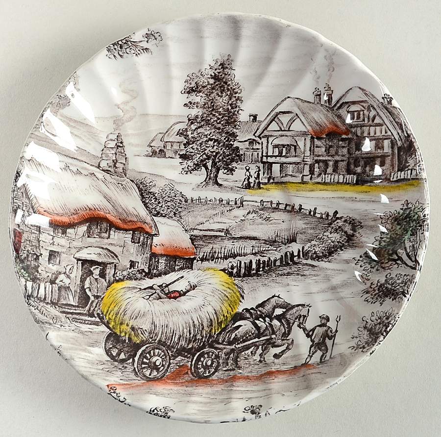 Yorkshire Multicolor Saucer by Staffordshire-1