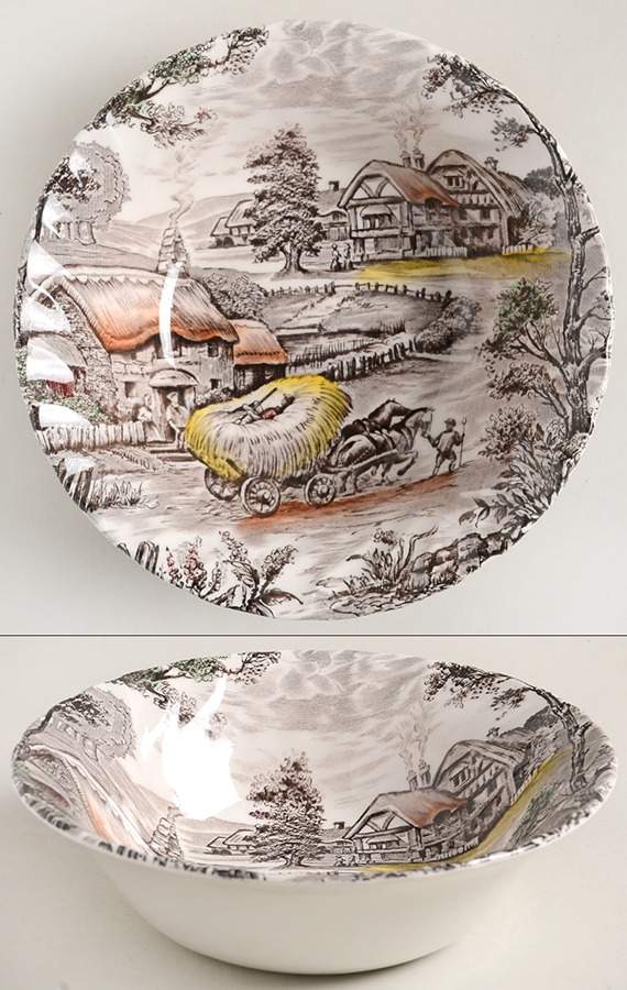 Yorkshire Multicolor Coupe Cereal Bowl by Staffordshire-1