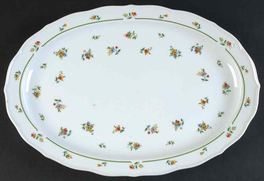 Aristocrat 14" Oval Serving Platter by Style House-1