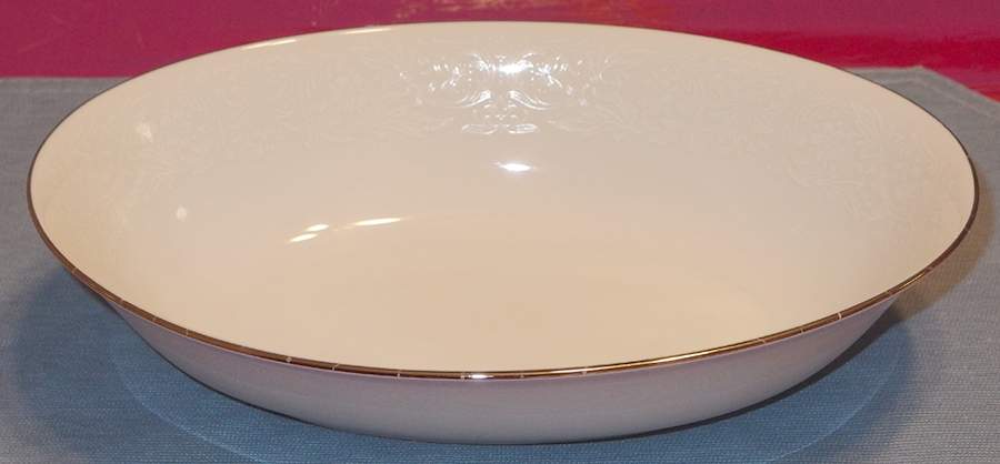Brocade 10" Oval Vegetable Bowl by Style House-1