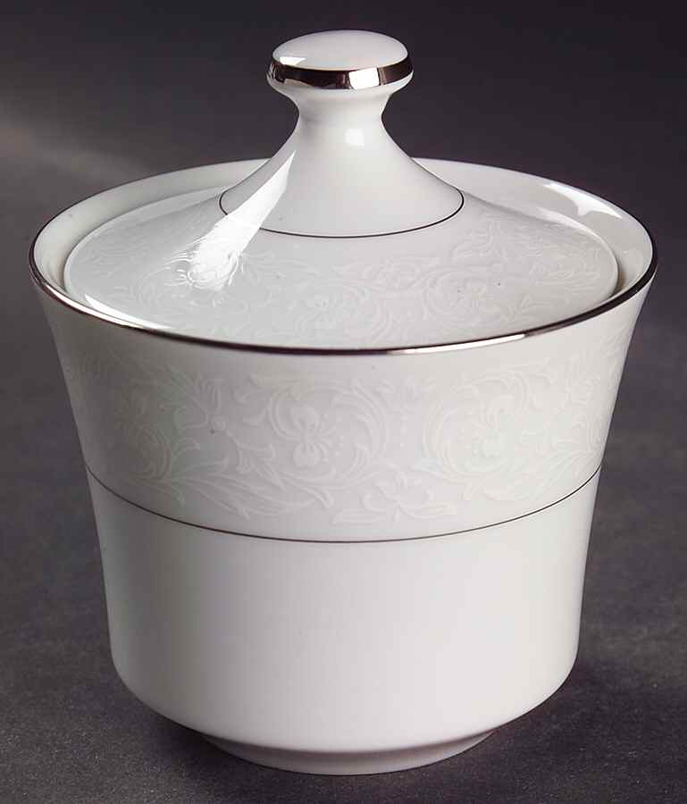 Brocade Sugar Bowl & Lid by Style House-1