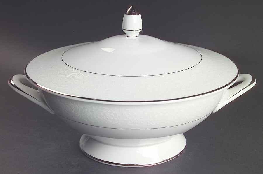 Brocade Round Covered Vegetable by Style House-1