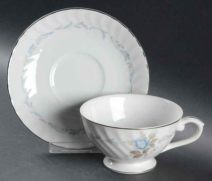 Carillon Footed Cup & Saucer Set by Style House-1