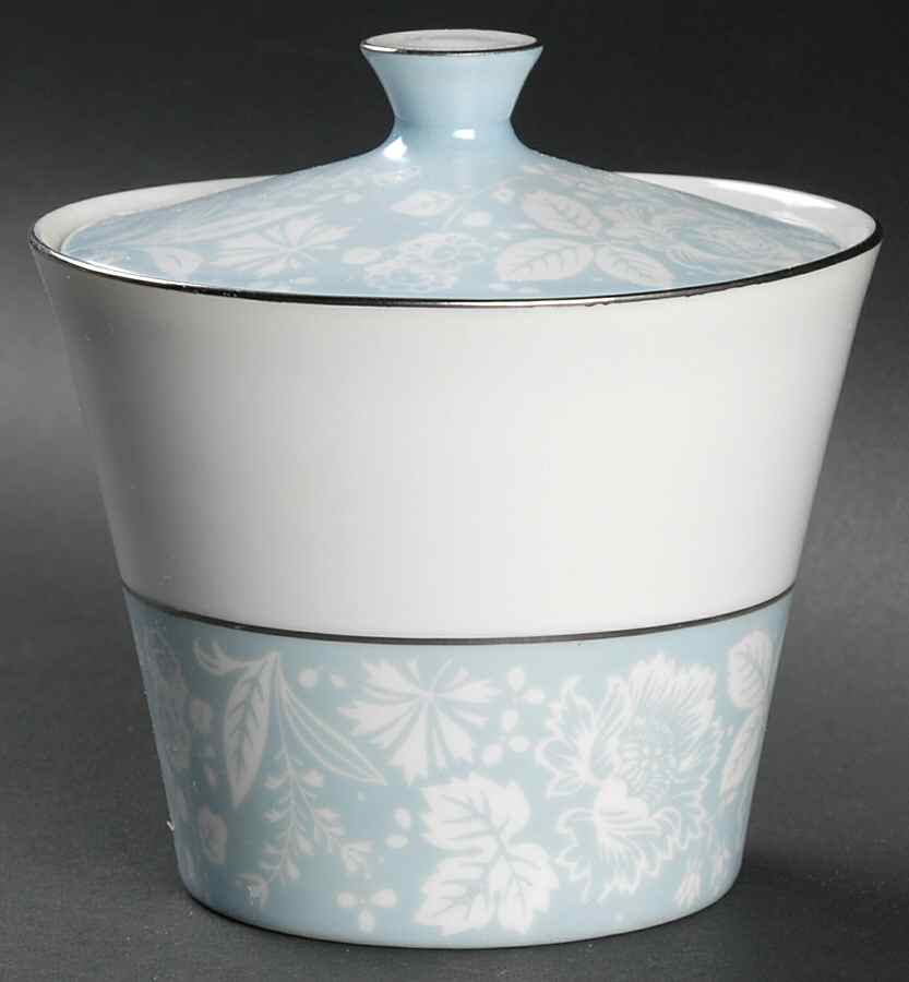 Damask (Coupe Shape) Sugar Bowl & Lid by Style House-1