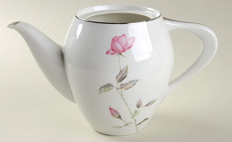Dawn Rose Teapot No Lid by Style House-1