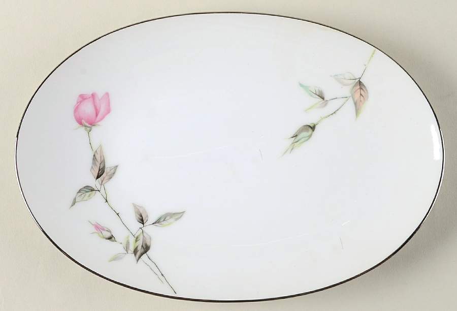 Dawn Rose Relish/Gravy Underplate by Style House-1