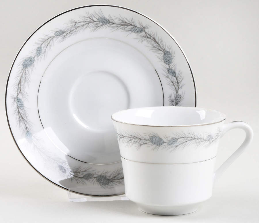 Duchess Flat Cup & Saucer Set by Style House-1