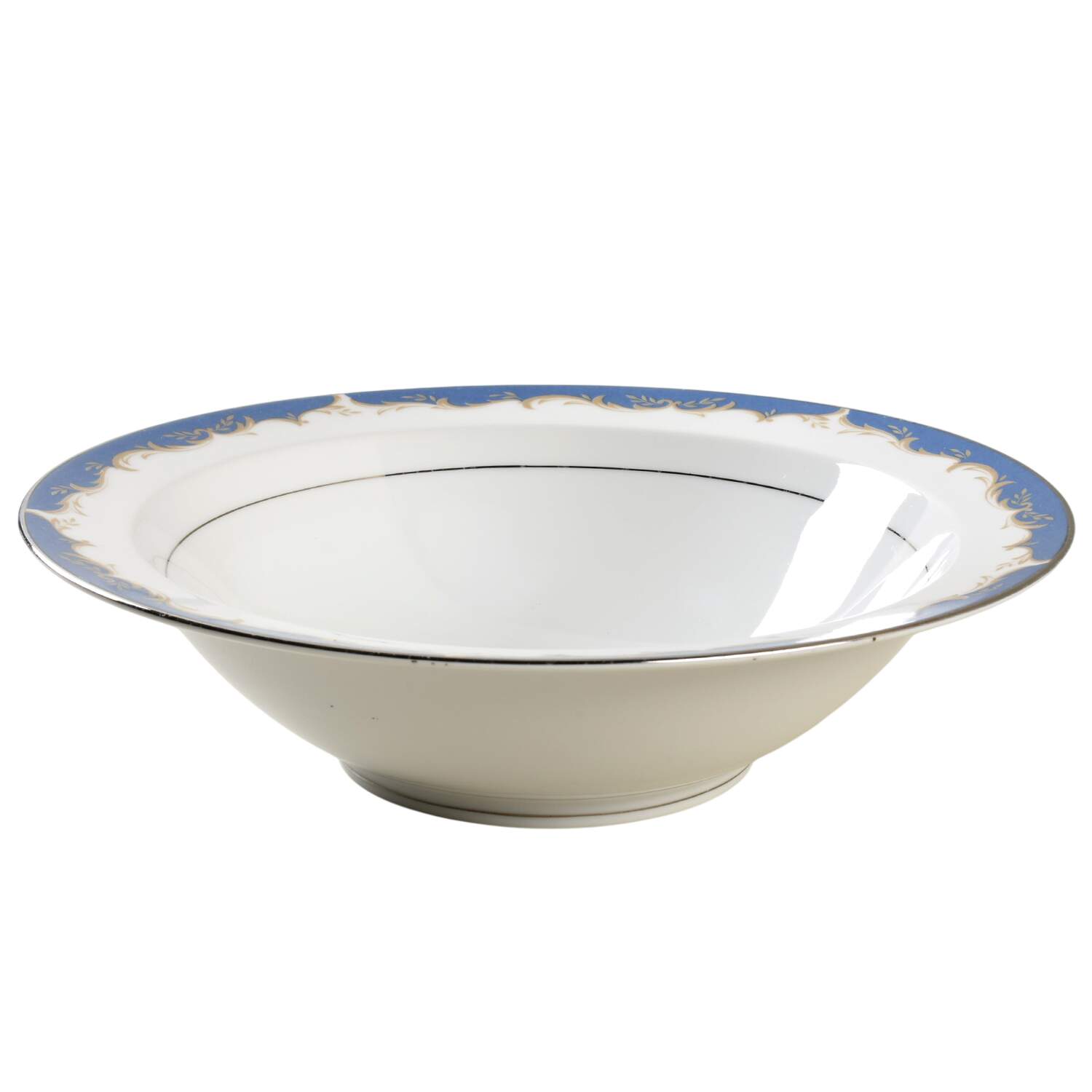 Dynasty Blue Round Vegetable No Lid by Style House-1