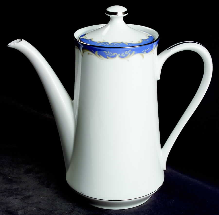 Dynasty Blue Coffee Pot & Lid by Style House-1