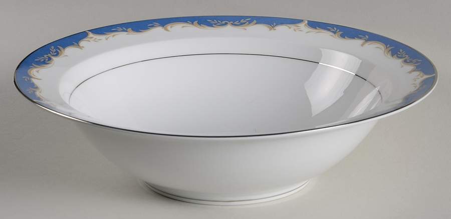Dynasty Blue 10" Round Vegetable Bowl by Style House-1