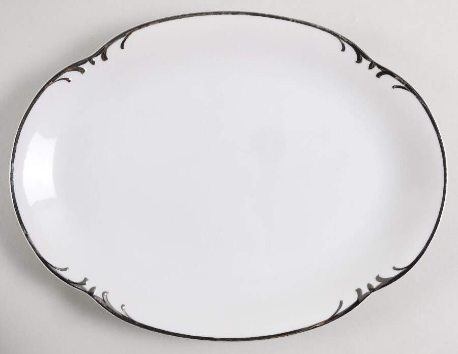 Embassy 12" Oval Serving Platter by Style House-1