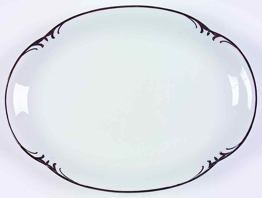 Embassy 14" Oval Serving Platter by Style House-1