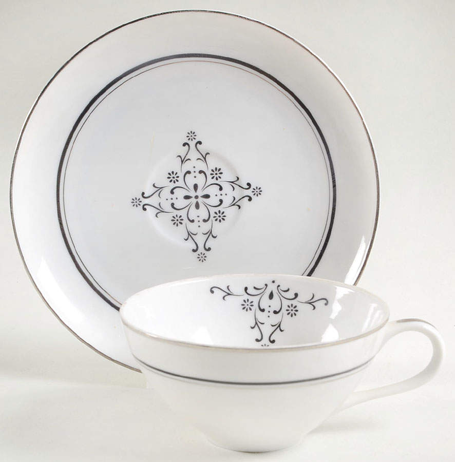 Granada Flat Cup & Saucer Set by Style House-1