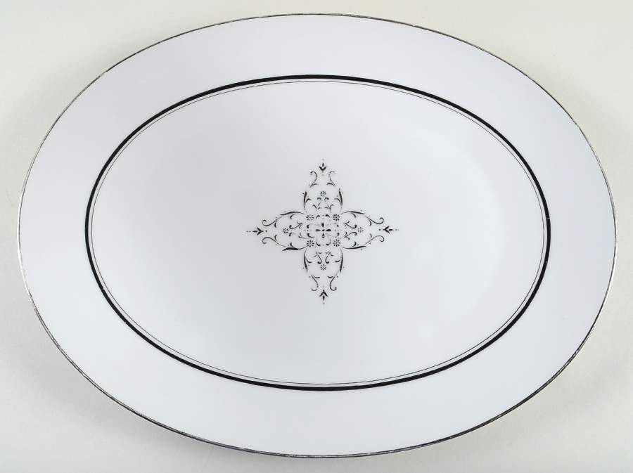 Granada 15" Oval Serving Platter by Style House-1