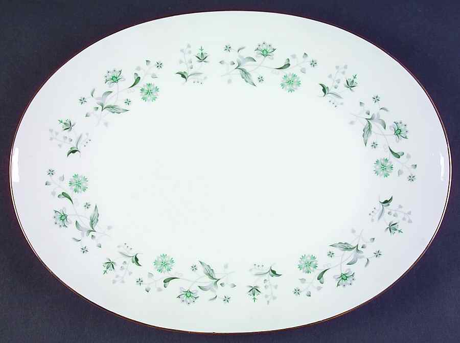 Juliet 14" Oval Serving Platter by Style House-1