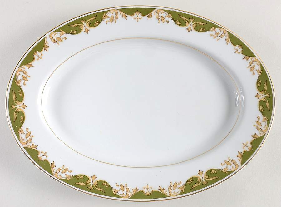 Kimberly 12" Oval Serving Platter by Style House-1