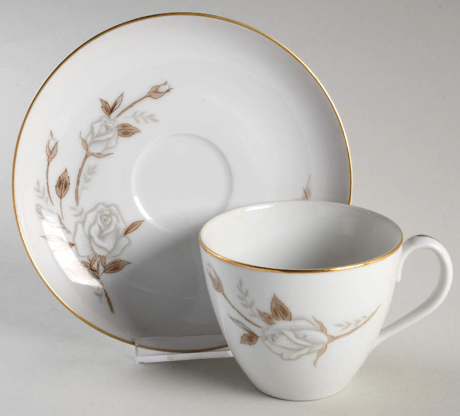 Lady Fair Flat Cup & Saucer Set by Style House-1
