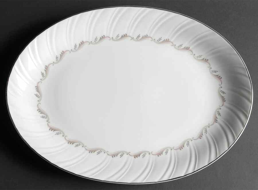Largo 16" Oval Serving Platter by Style House-1