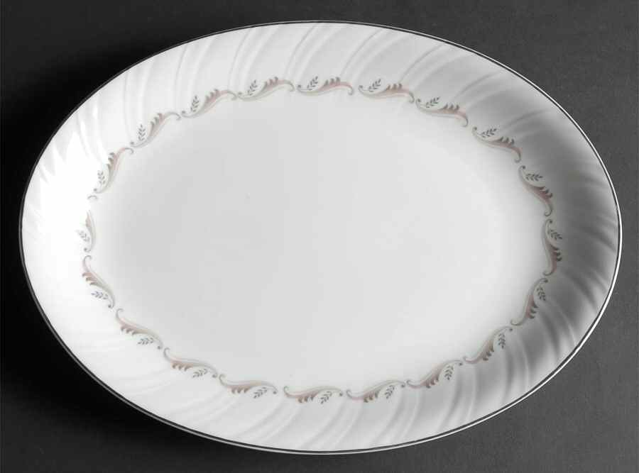 Largo 14" Oval Serving Platter by Style House-1