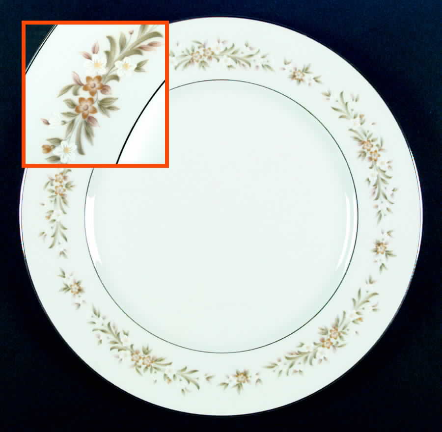 Mayfair (Platinum Trim) Dinner Plate by Style House-1