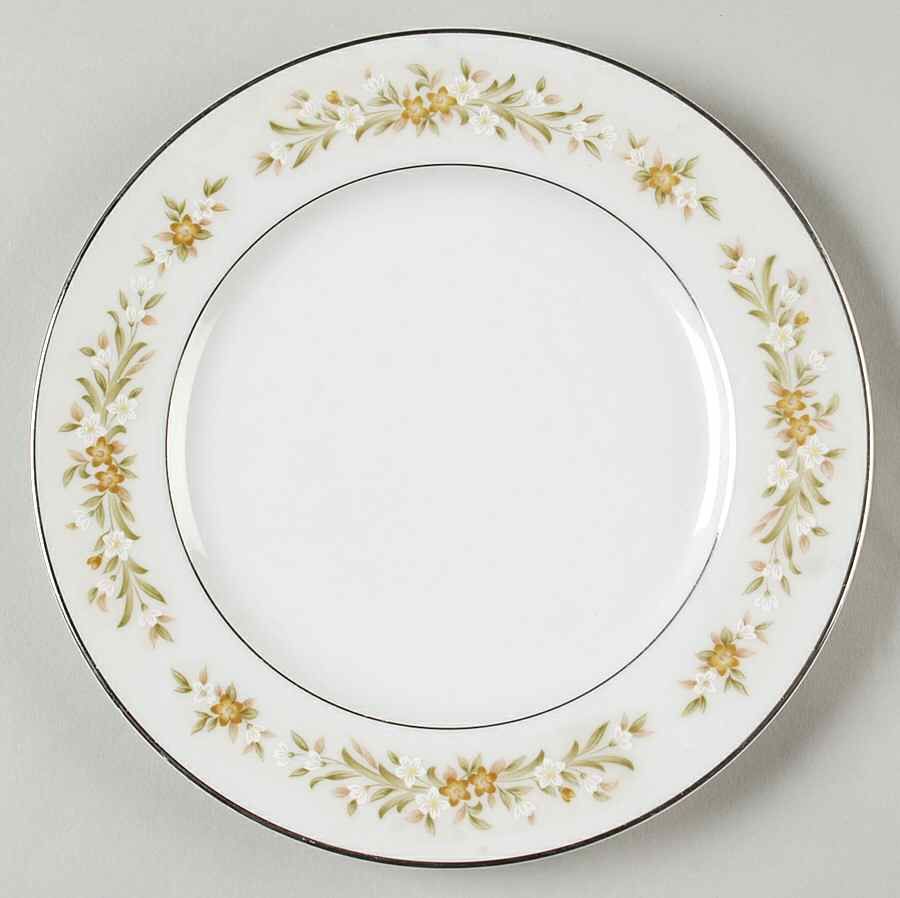 Mayfair (Platinum Trim) Salad Plate by Style House-1