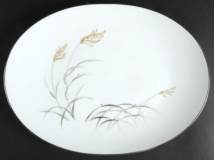 Meadowlane 13" Oval Serving Platter by Style House-1