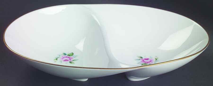 Miniver 11" Oval Divided Vegetable Bowl by Style House-1
