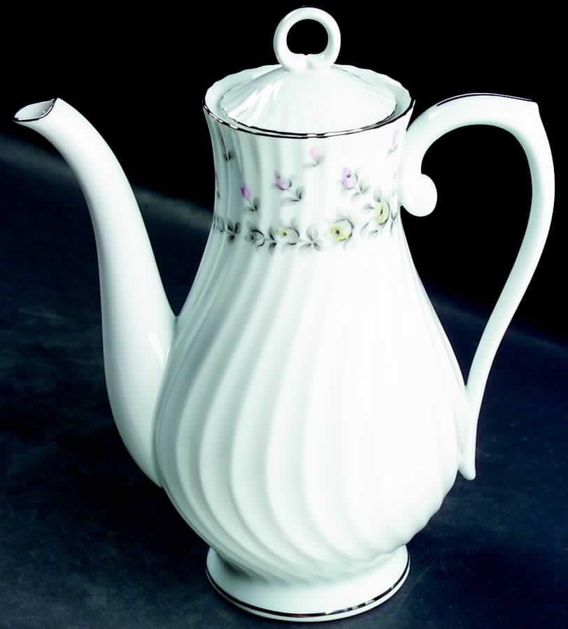 Picardy (Platinum) Coffee Pot & Lid by Style House-1