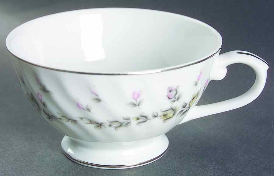 Picardy (Platinum) Footed Cup by Style House-1