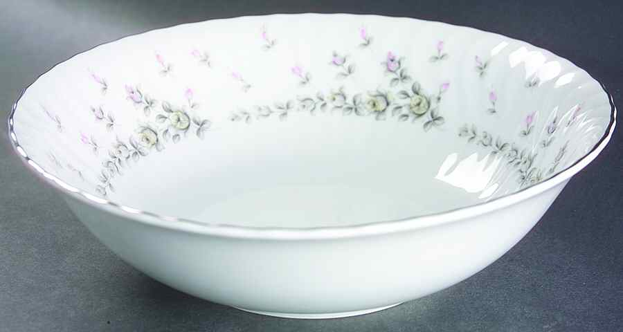 Picardy (Platinum) 9" Round Vegetable Bowl by Style House-1