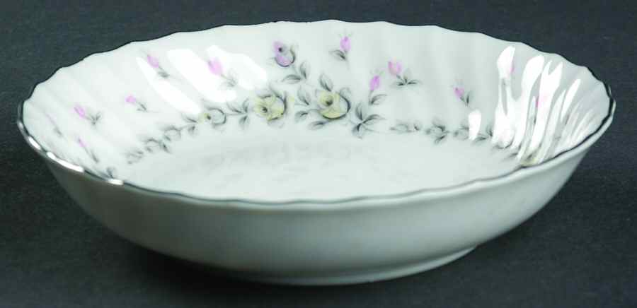 Picardy (Platinum) Fruit/Dessert (Sauce) Bowl by Style House-1