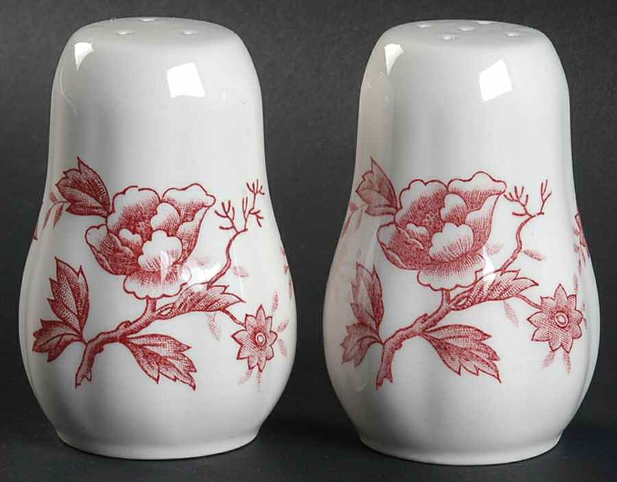 Pink Flora Salt & Pepper Set by Style House-1