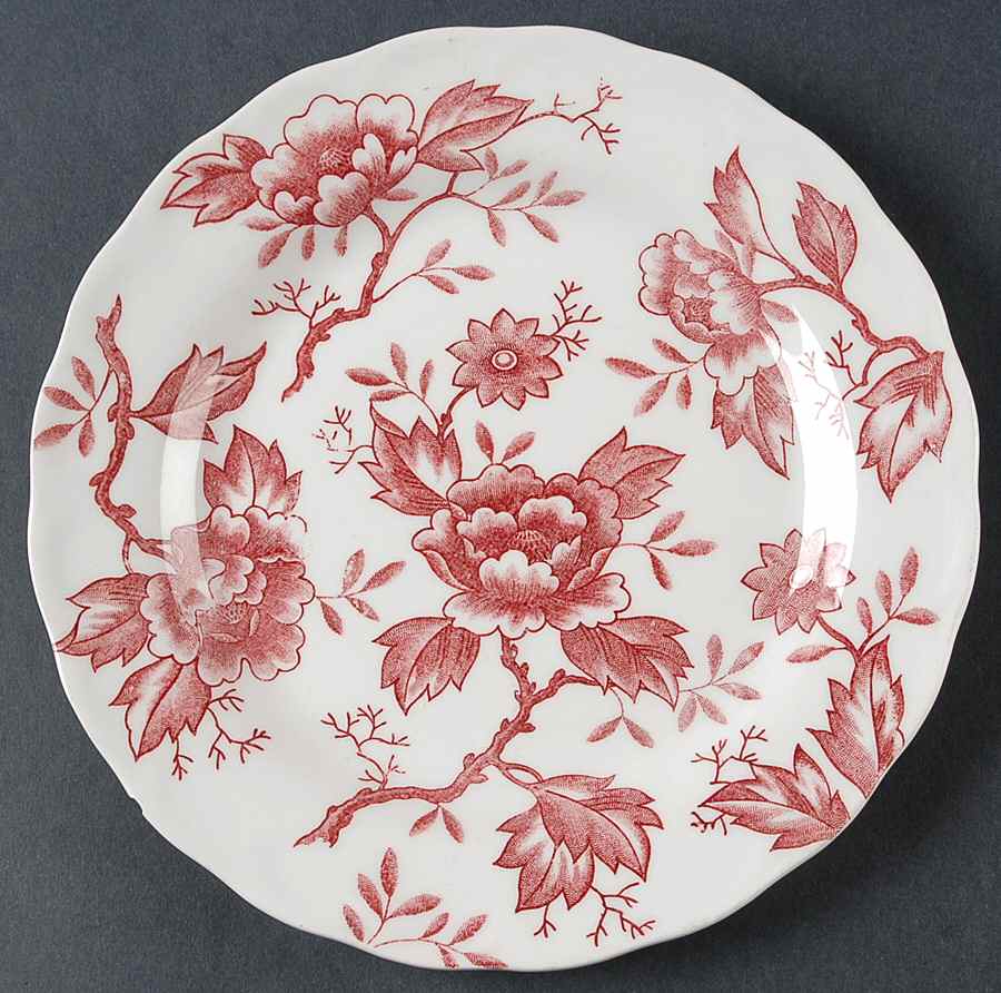 Pink Flora Salad Plate by Style House-1