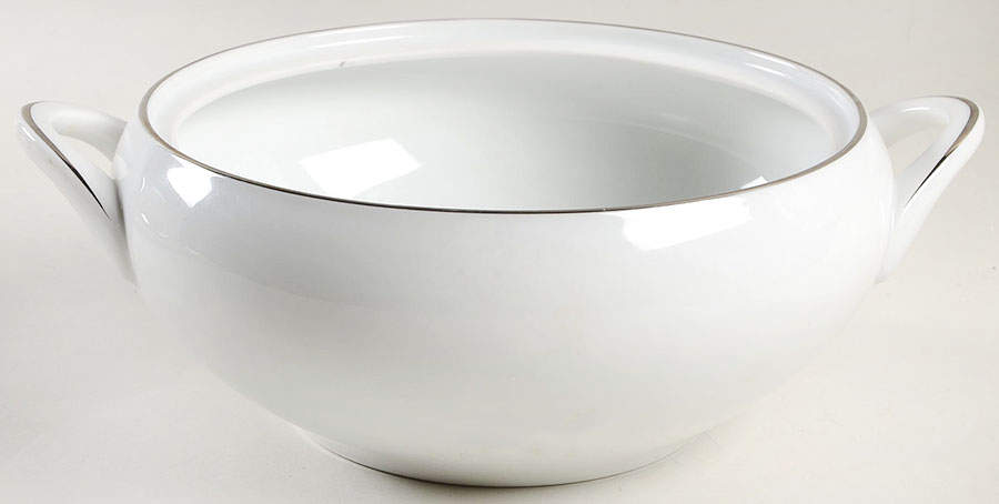 Platinum Ring Round Vegetable No Lid by Style House-1