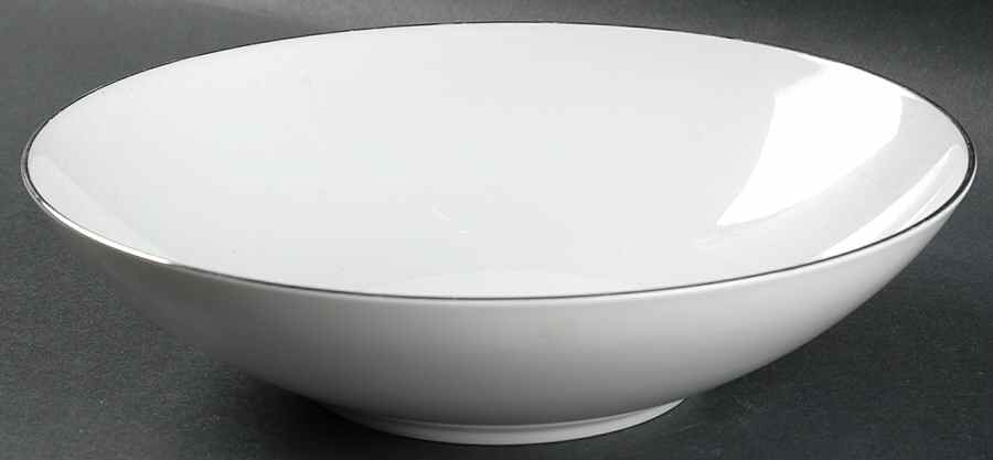 Platinum Ring 9" Round Vegetable Bowl by Style House-1