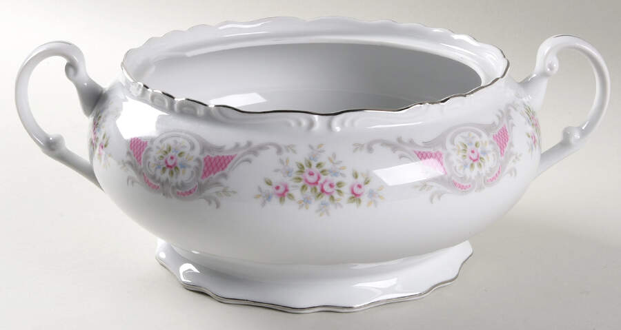 Pompadour Round Vegetable No Lid by Style House-1