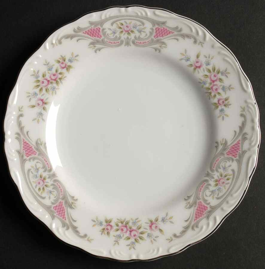 Pompadour Bread & Butter Plate by Style House-1