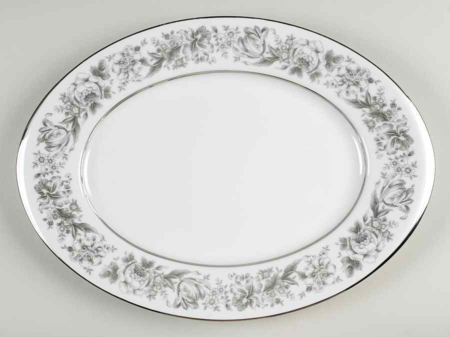 Prestige 14" Oval Serving Platter by Style House-1